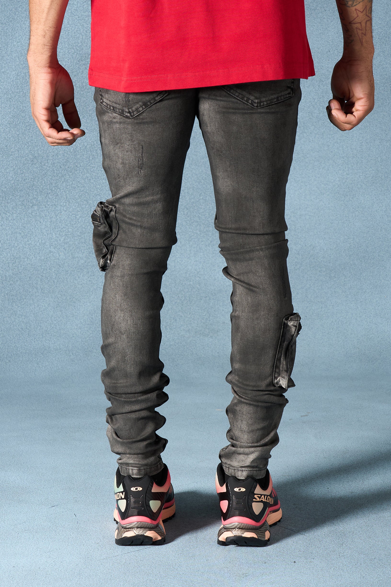 "CURRENT" Cargo Jeans - Image 7