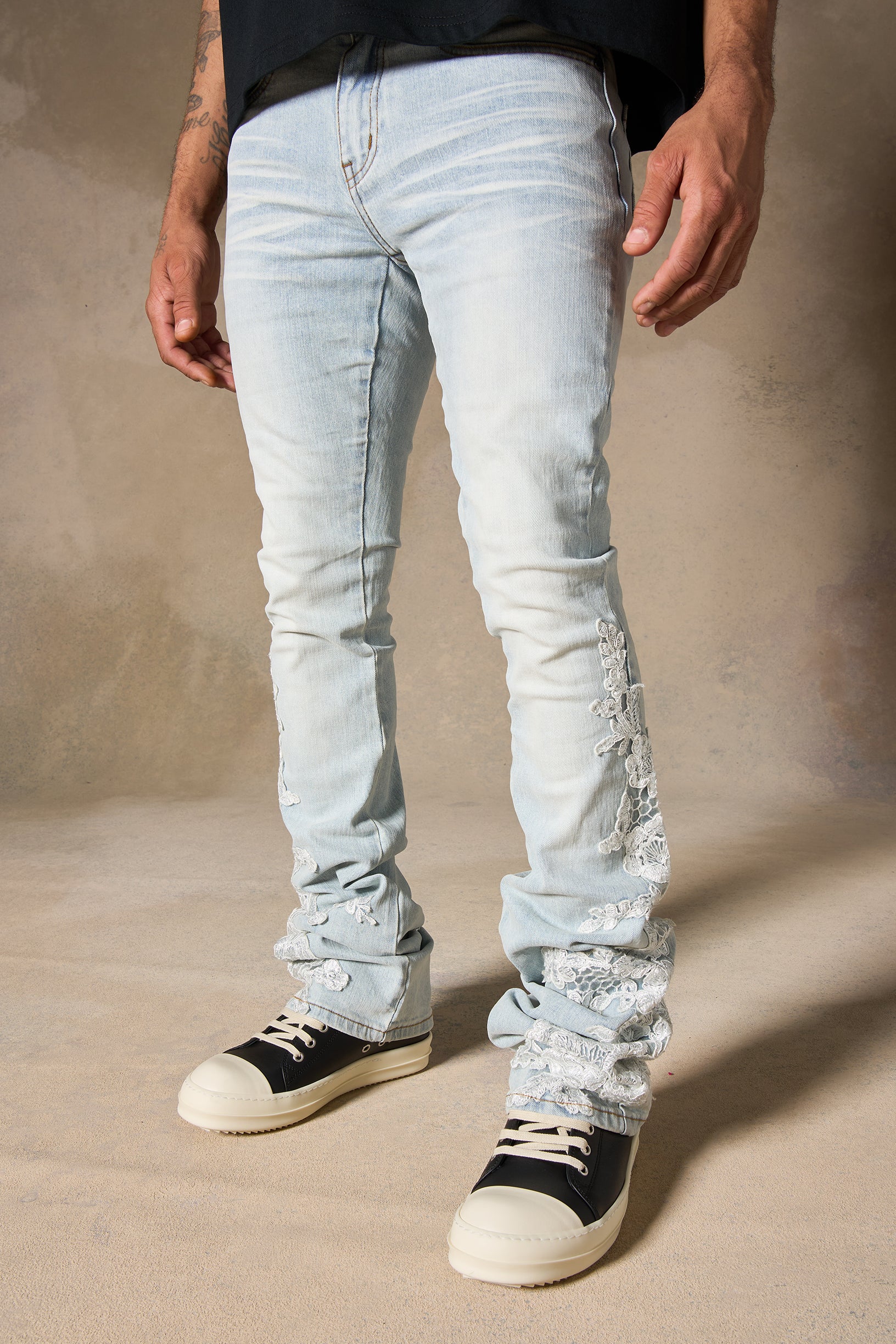 "GARDEN" Stacked Jeans - Image 3