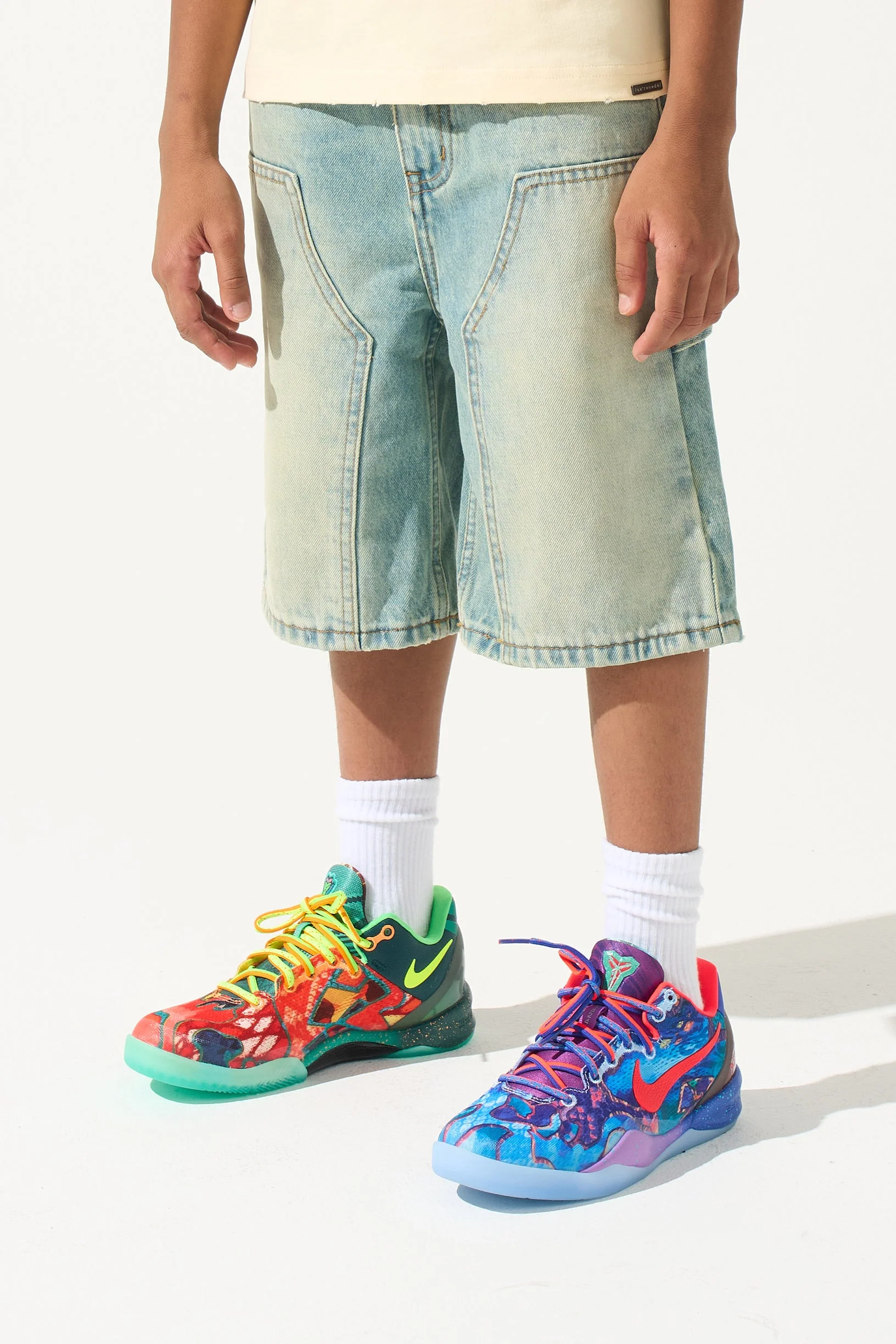 KIDS CITRUS Denim Shorts - Image 3