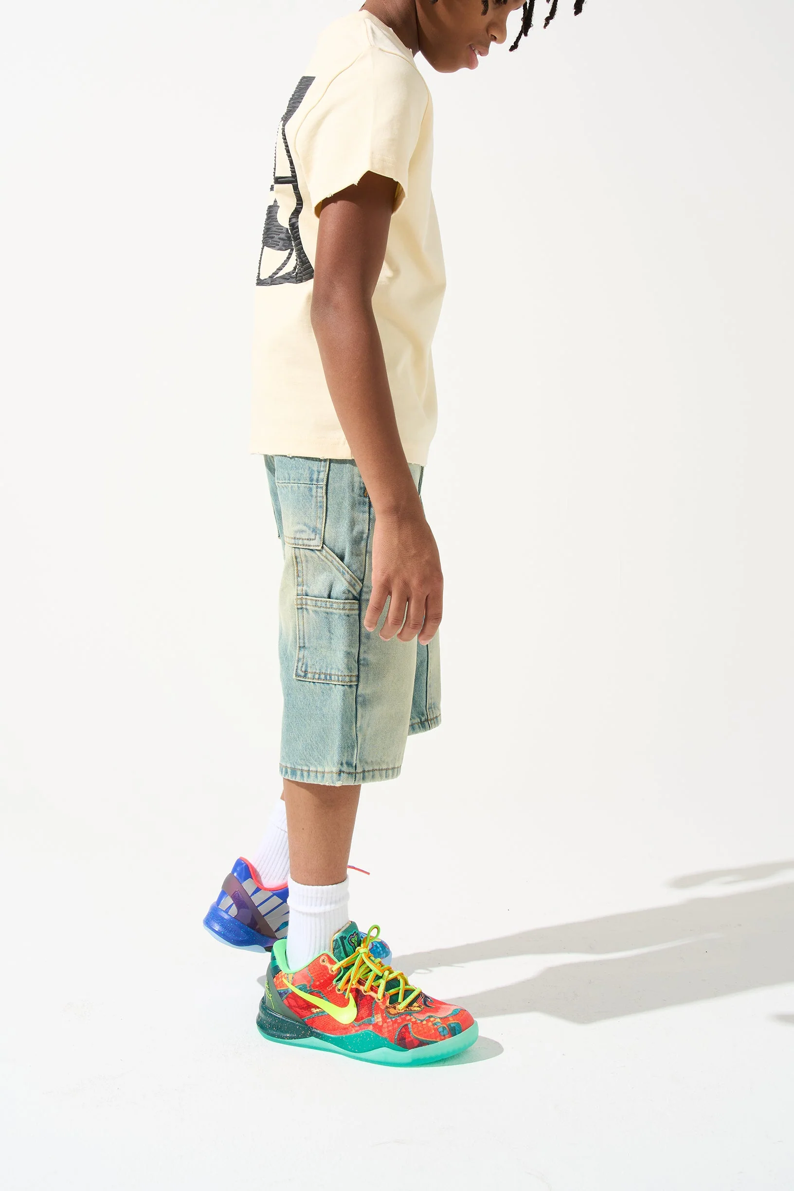 KIDS CITRUS Denim Shorts - Image 4