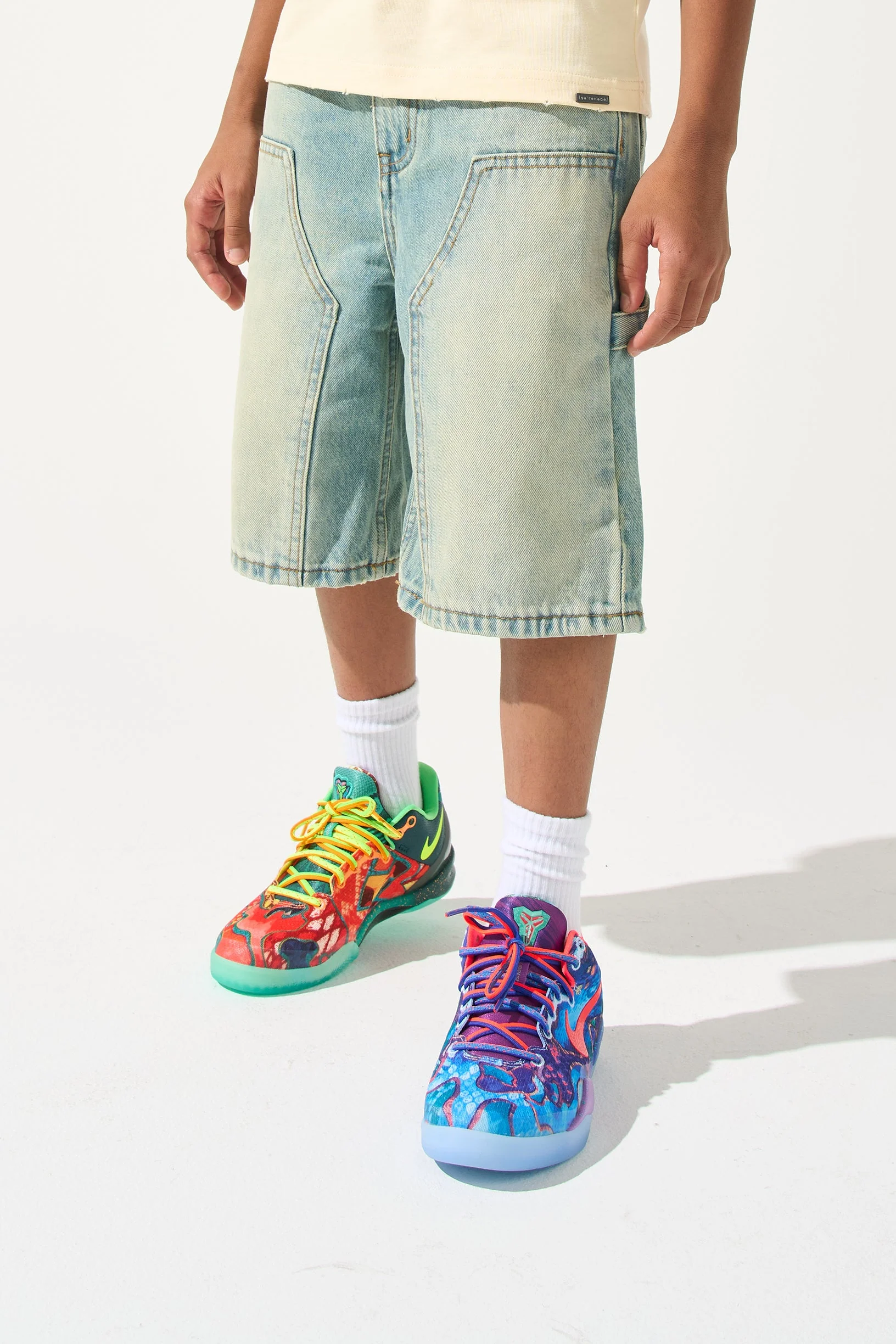 KIDS CITRUS Denim Shorts - Image 6