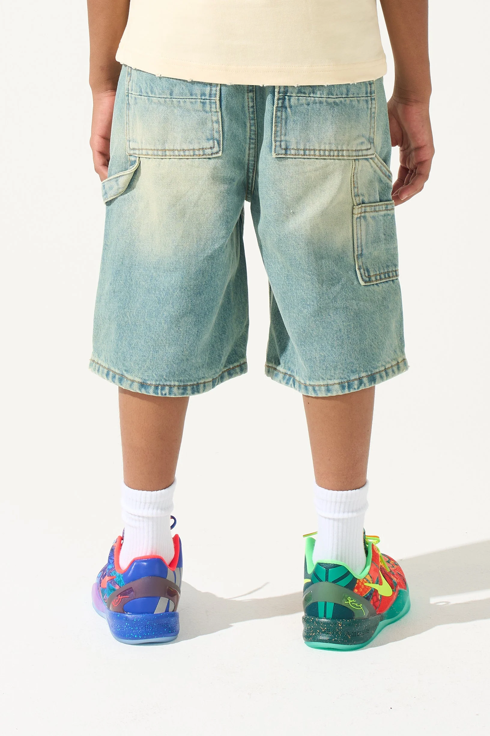 KIDS CITRUS Denim Shorts - Image 7