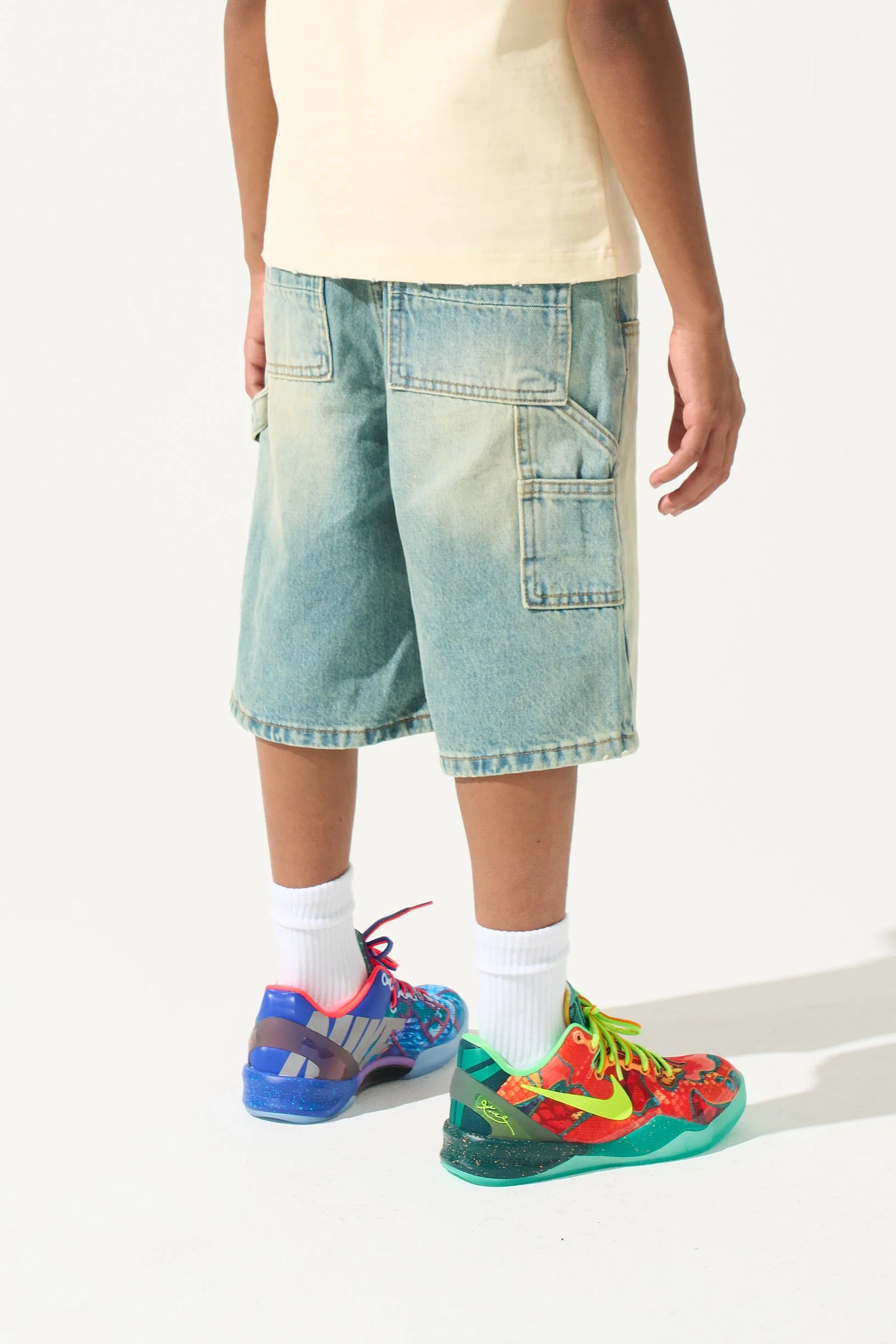 KIDS CITRUS Denim Shorts - Image 8
