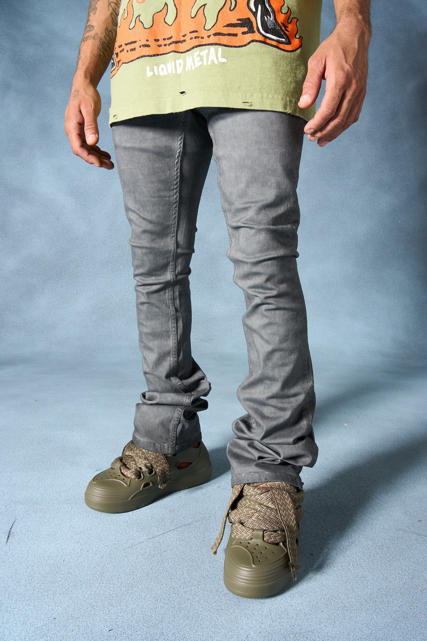 "LEAD" Stacked Jeans - Image 10