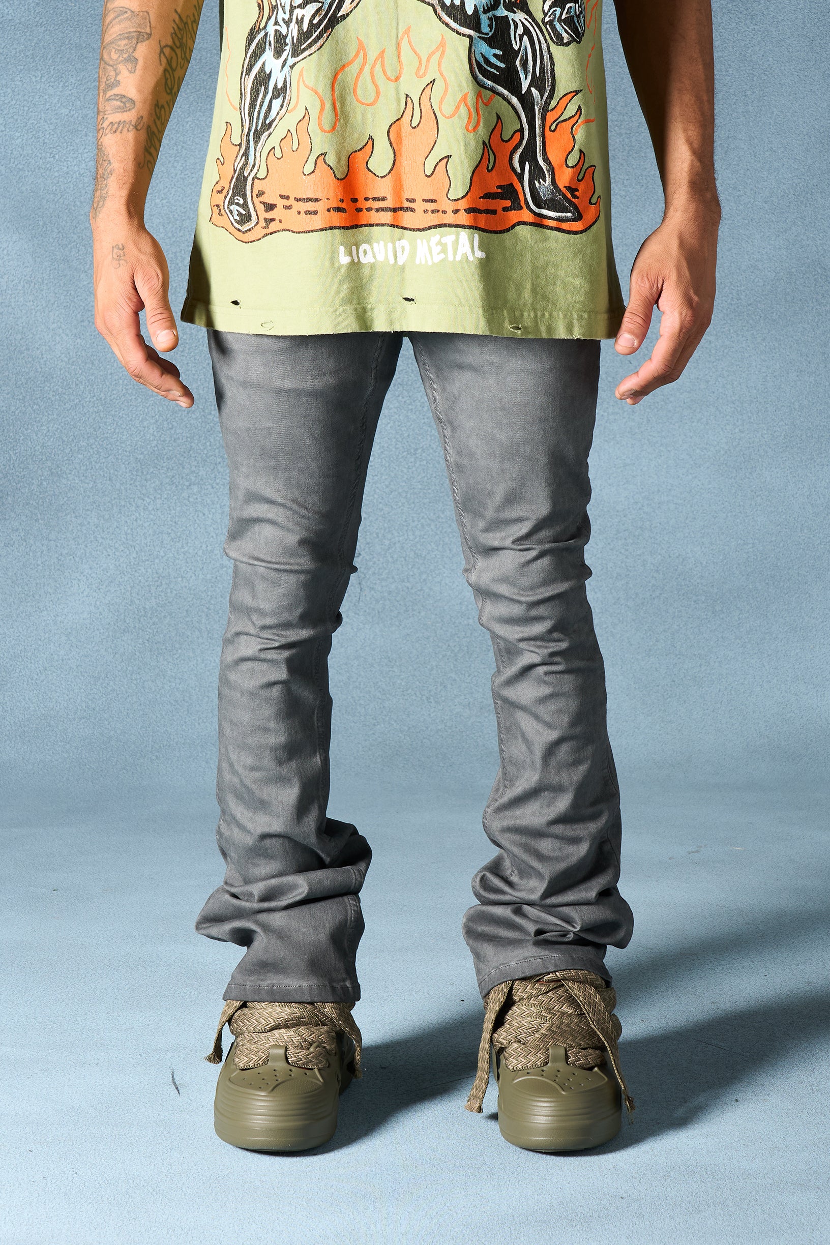 "LEAD" Stacked Jeans - Image 11