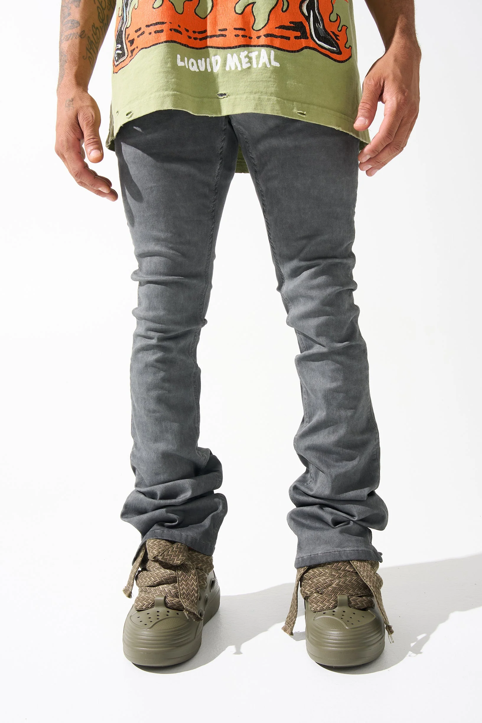 "LEAD" Stacked Jeans - Image 8