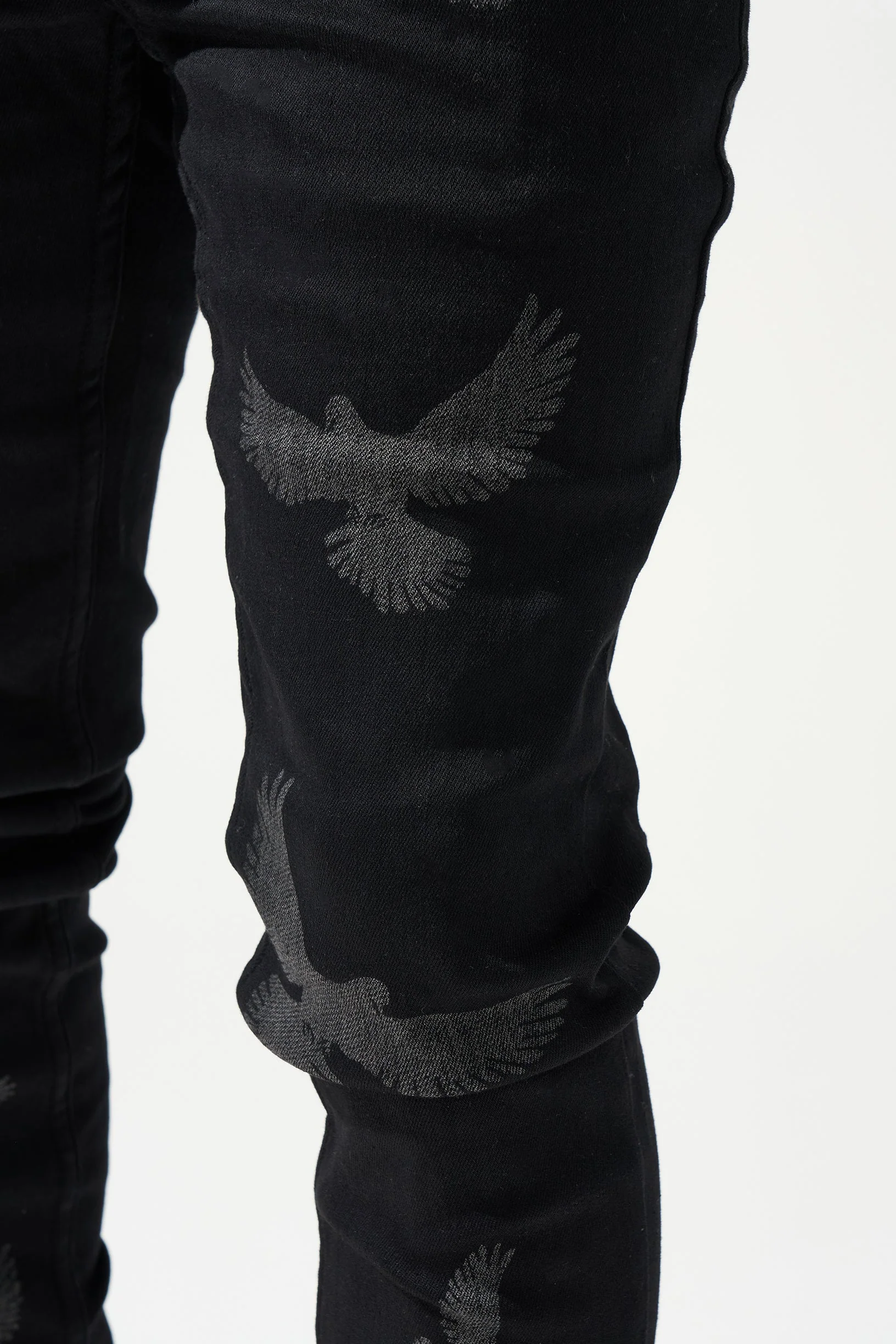 "PEACE" Black Jeans - Image 10