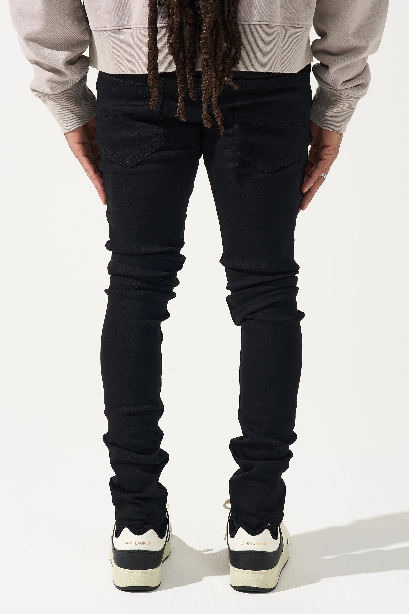 "PEACE" Black Jeans - Image 4