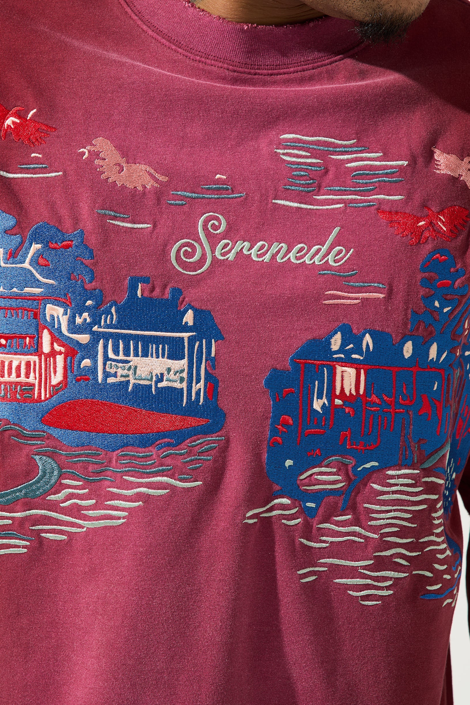 SOUVENIR Merlot T-shirt - Image 3
